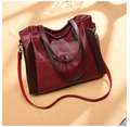 Large Women's Soft Leather Tote Bag (One Piece)